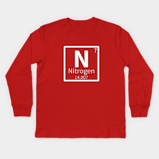 Nitrogen — Periodic Table Element 7 Kids Long Sleeve T-Shirt